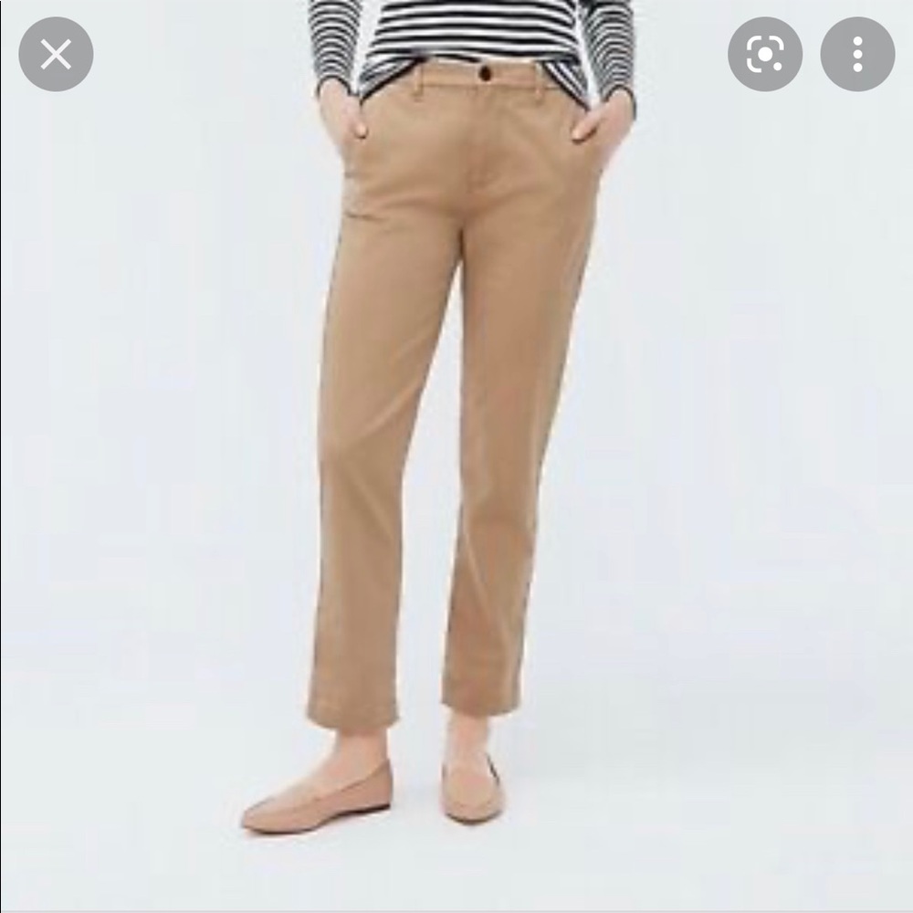 J Crew High Rise Girlfriend Chino